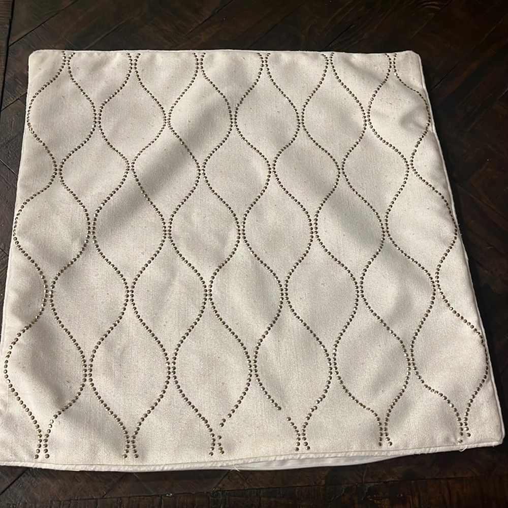 Embellished Pillow Cover